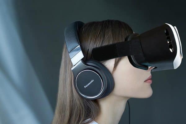 Panasonic HD10 HD5 Kopfhörer VR Virtual Reality Kopfhörer Panasonic Sound Musik Games Gaming